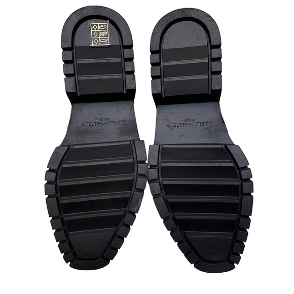 NIB Karl Lagerfeld Raza Platform Chunky Loafers - Picture 9 of 9